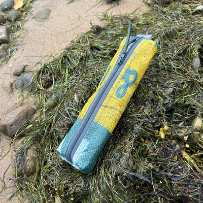 Builders Bag Slim Pencil Case | Green | Britton SCOTLAND