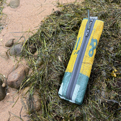 Builders Bag Slim Pencil Case | Green | Britton SCOTLAND