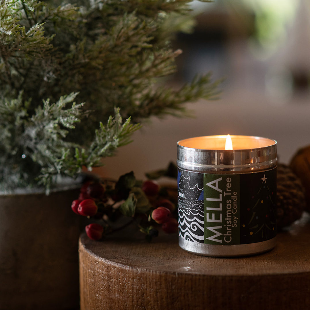 Christmas tree Mella candle