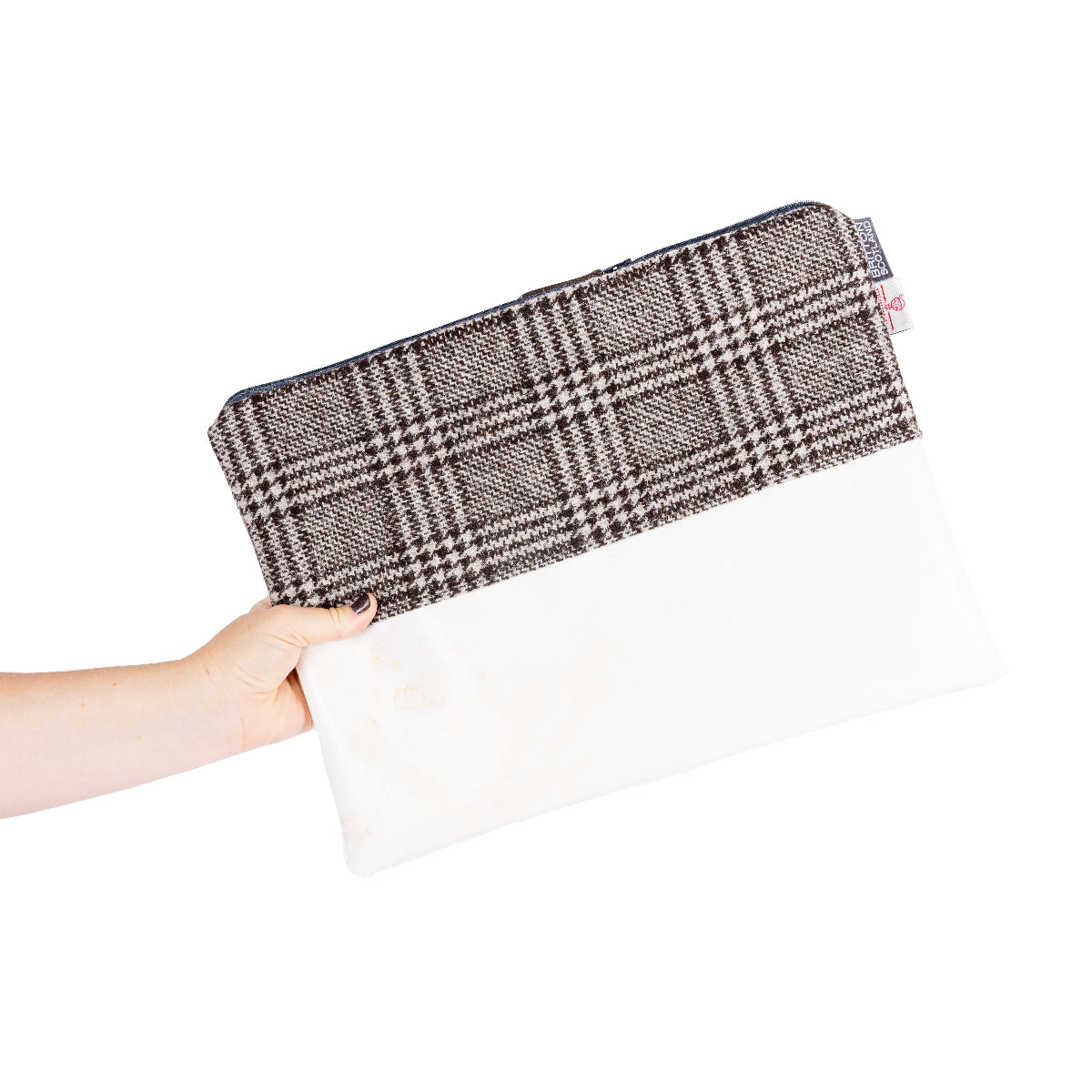 Harris Tweed Atmosphere Upcycled Laptop Sleeve | Britton SCOTLAND
