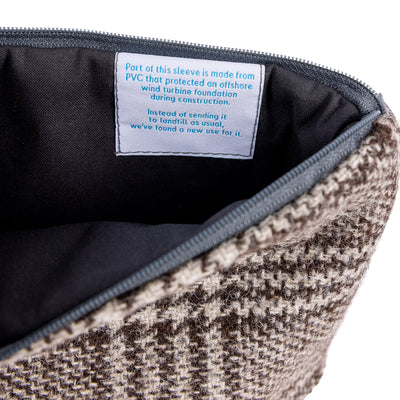 Harris Tweed Atmosphere Upcycled Laptop Sleeve | Britton SCOTLAND