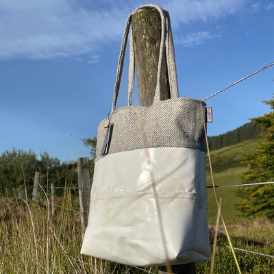 Harris Tweed Atmosphere Upcycled Tweed Tote | Britton SCOTLAND