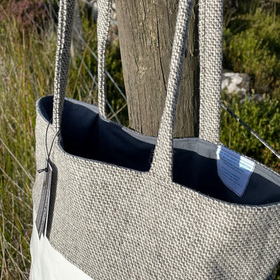 Harris Tweed Atmosphere Upcycled Tweed Tote | Britton SCOTLAND