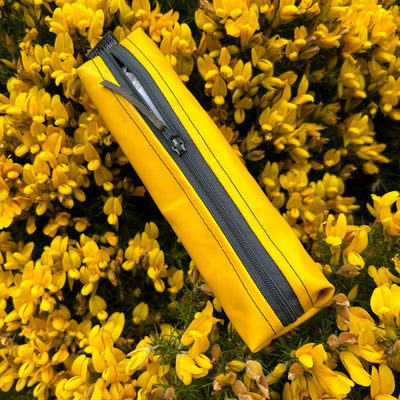 Life Raft Slim Pencil Case | Yellow PVC