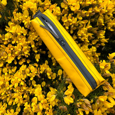 Life Raft Slim Pencil Case | Yellow PVC