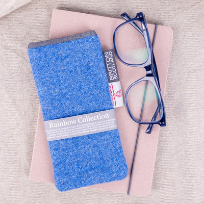 Harris Tweed Rainbow Range Glasses Case | Britton SCOTLAND