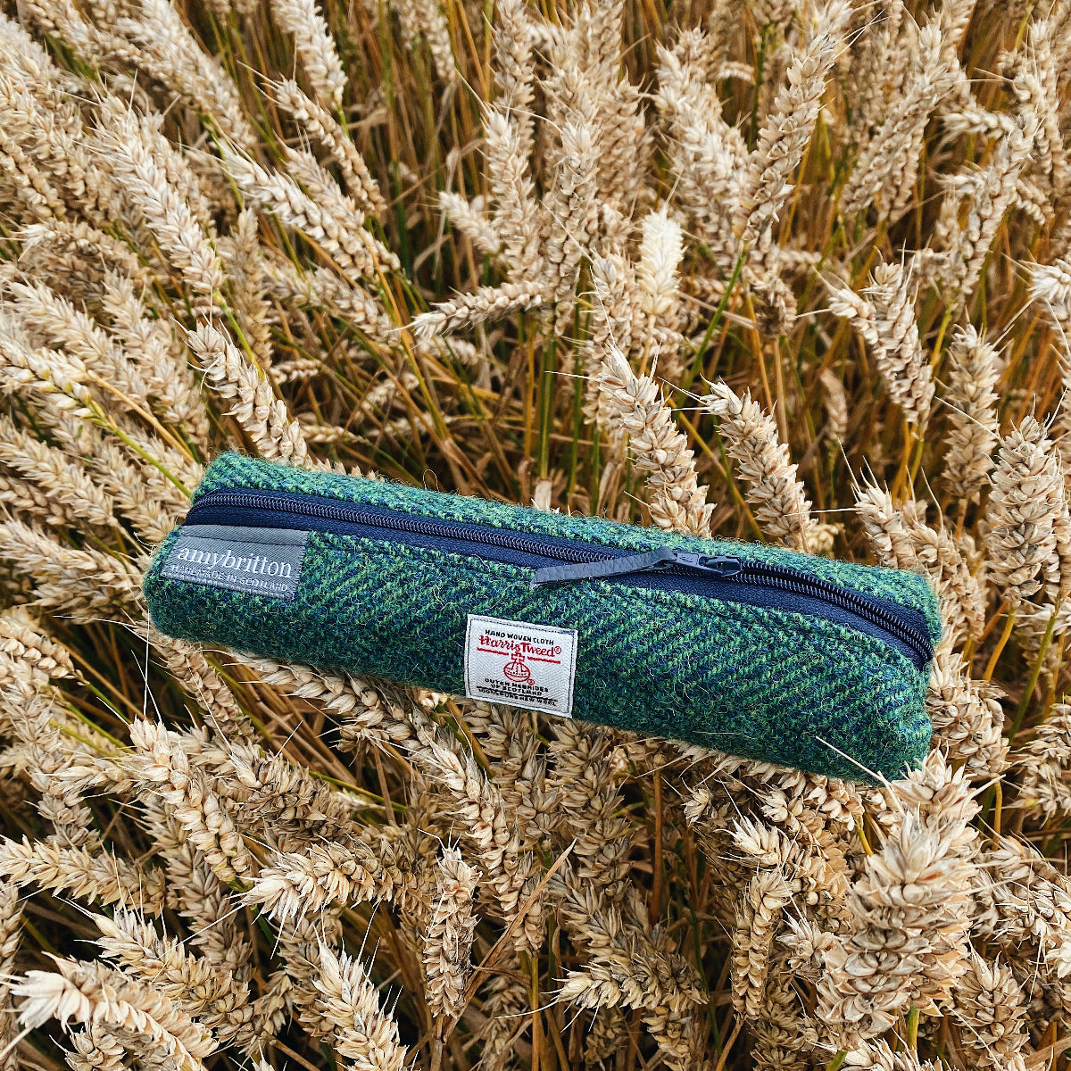 Harris Tweed Sunset Slim Pencil Case | Britton SCOTLAND