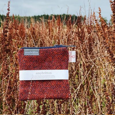 Harris Tweed Sunset Medium Purse | Britton SCOTLAND