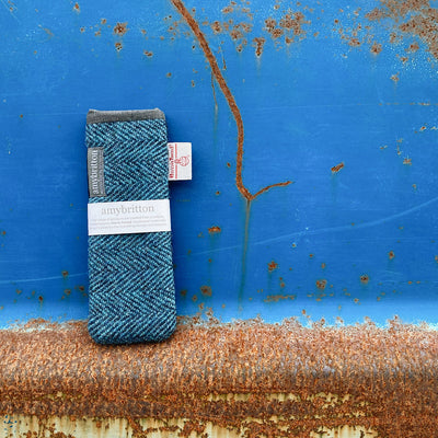 Harris Tweed Sunset Slim Glasses Case | Britton SCOTLAND