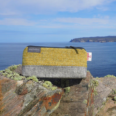 Harris Tweed Landscape Cosmetic Bag | Britton SCOTLAND