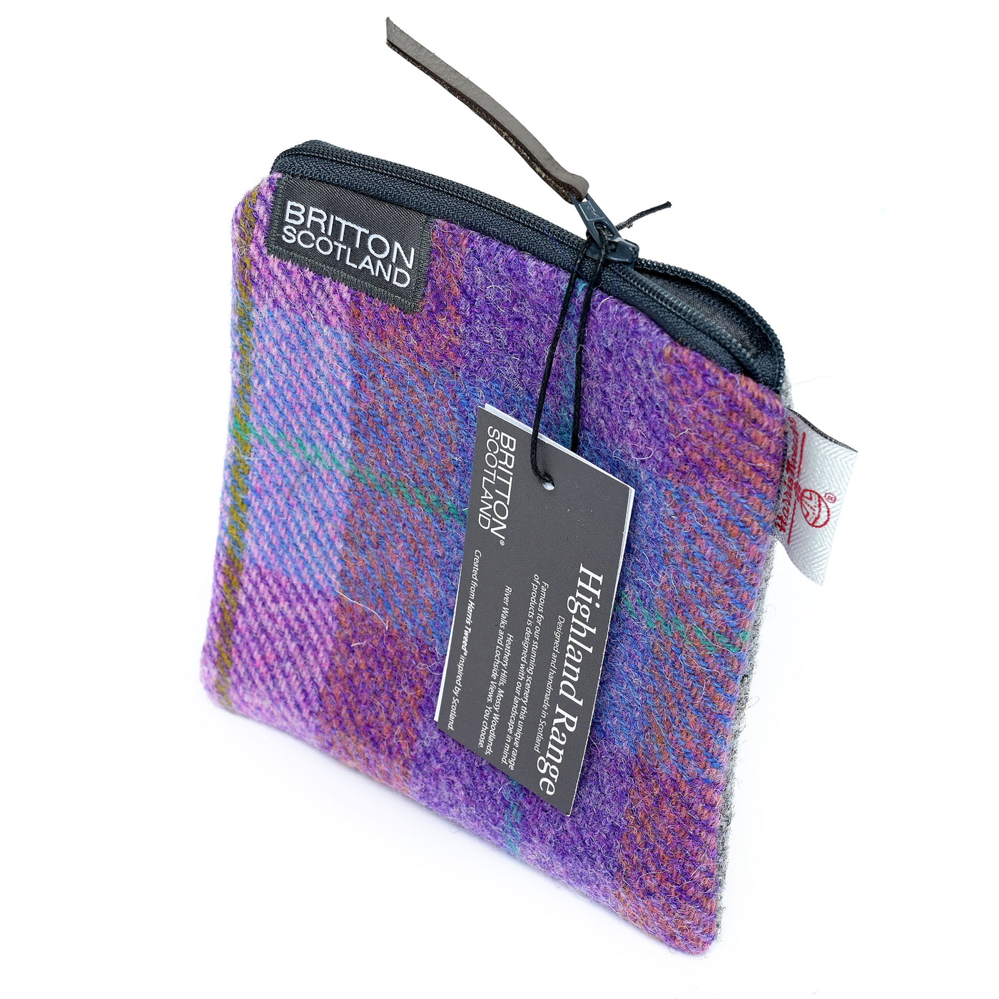 Harris Tweed Highland Large Purse | Britton SCOTLAND