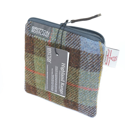 Harris Tweed Highland Large Purse | Britton SCOTLAND