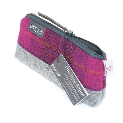 Harris Tweed Highland Range Cosmetic Bag | Britton SCOTLAND