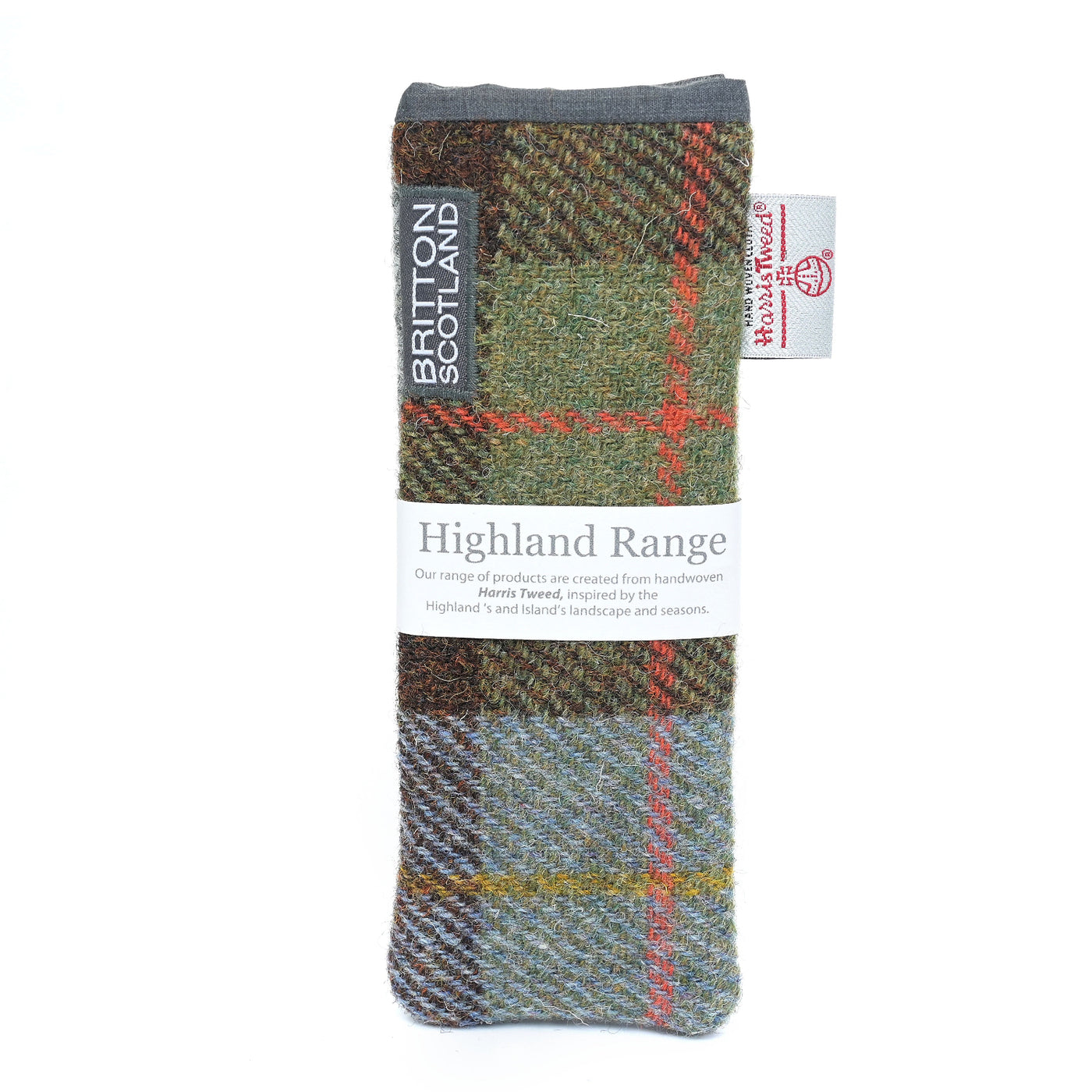 Harris Tweed Highland Range Slim Glasses Case | Britton SCOTLAND