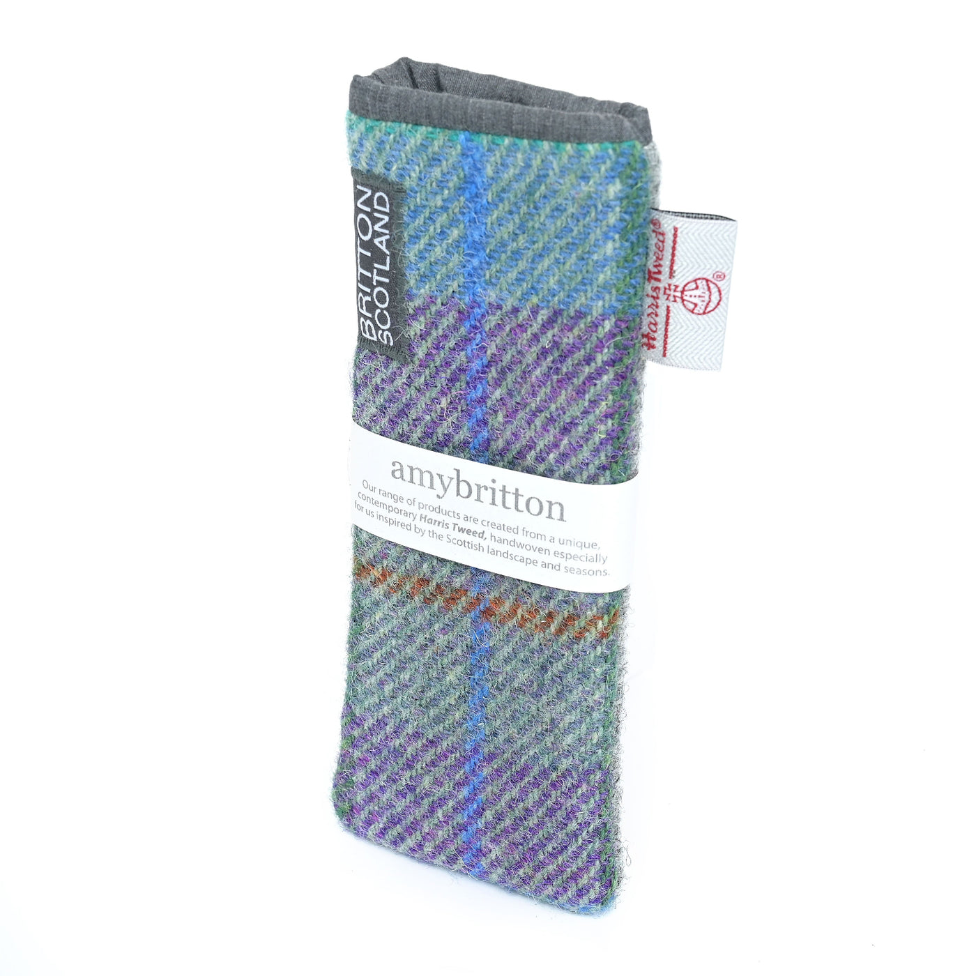 Harris Tweed Highland Range Slim Glasses Case | Britton SCOTLAND