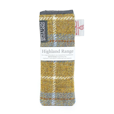 Harris Tweed Highland Range Slim Glasses Case | Britton SCOTLAND