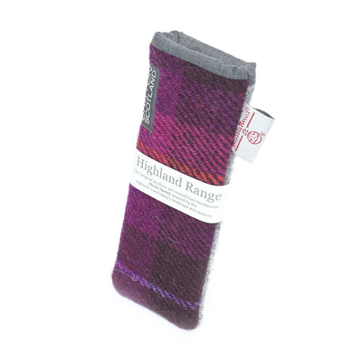 Harris Tweed Highland Range Slim Glasses Case | Britton SCOTLAND