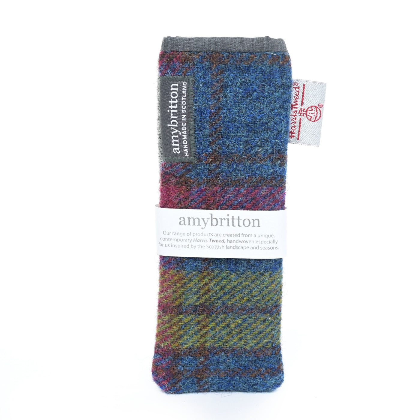 Harris Tweed Highland Range Slim Glasses Case | Britton SCOTLAND