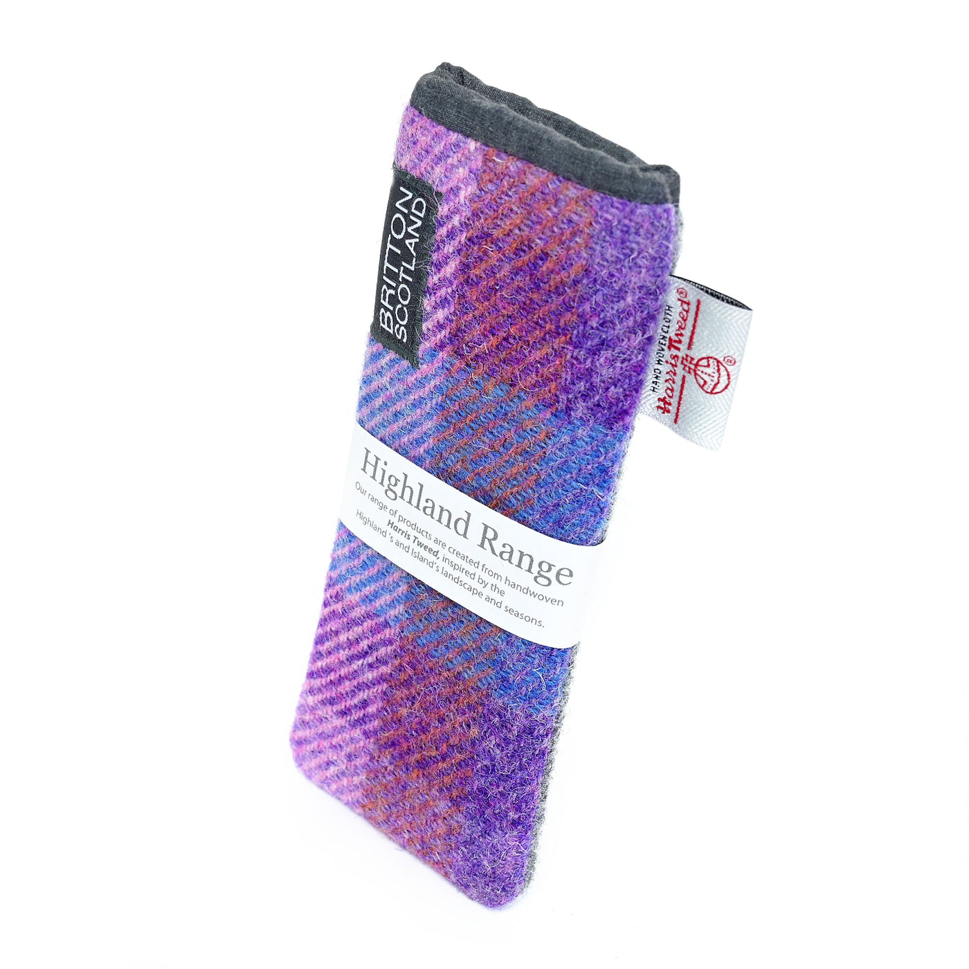 Harris Tweed Highland Range Slim Glasses Case | Britton SCOTLAND