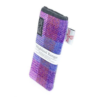 Harris Tweed Highland Range Slim Glasses Case | Britton SCOTLAND