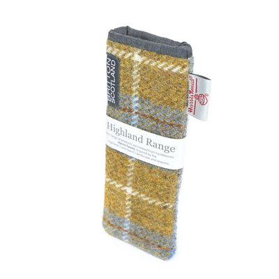 Harris Tweed Highland Range Slim Glasses Case | Britton SCOTLAND