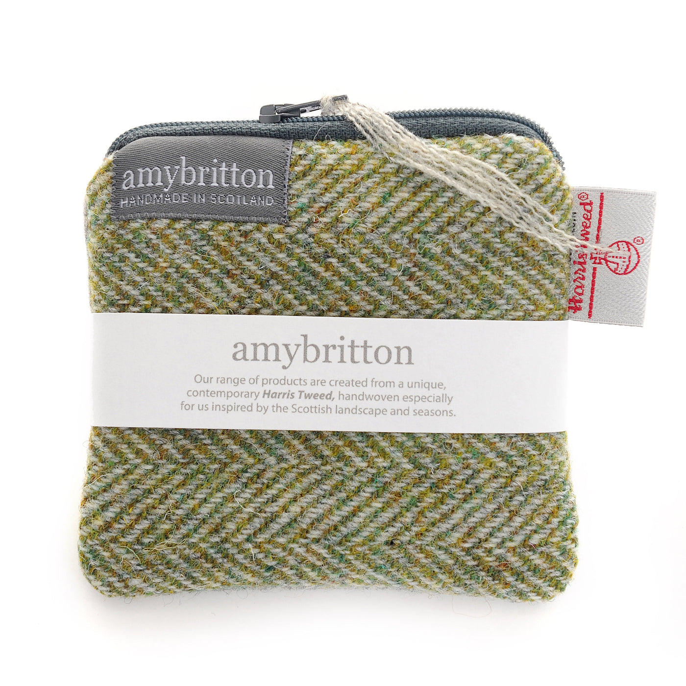 Harris Tweed Landscape Coin Purse | Britton SCOTLAND
