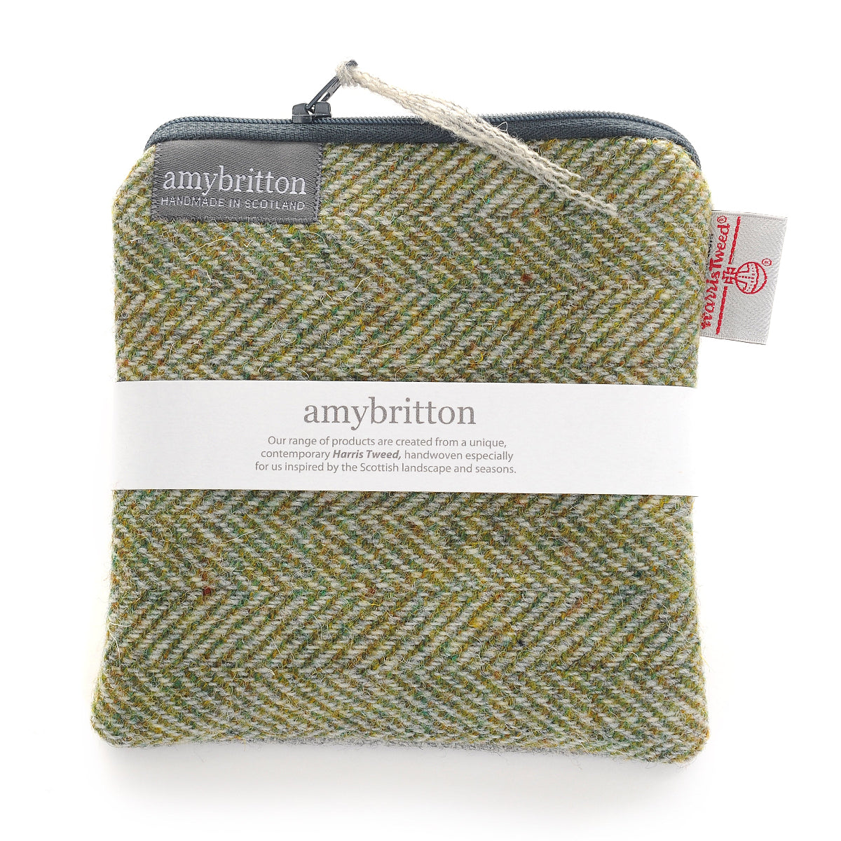 Harris Tweed Landscape Large Purse | Britton SCOTLAND