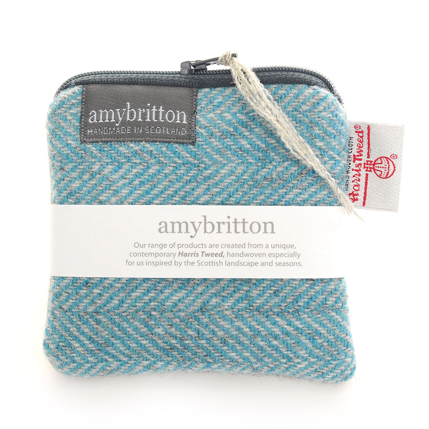 Harris Tweed Landscape Coin Purse | Britton SCOTLAND
