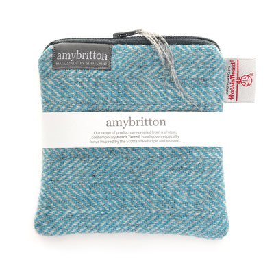 Harris Tweed Landscape Medium Purse | Britton SCOTLAND