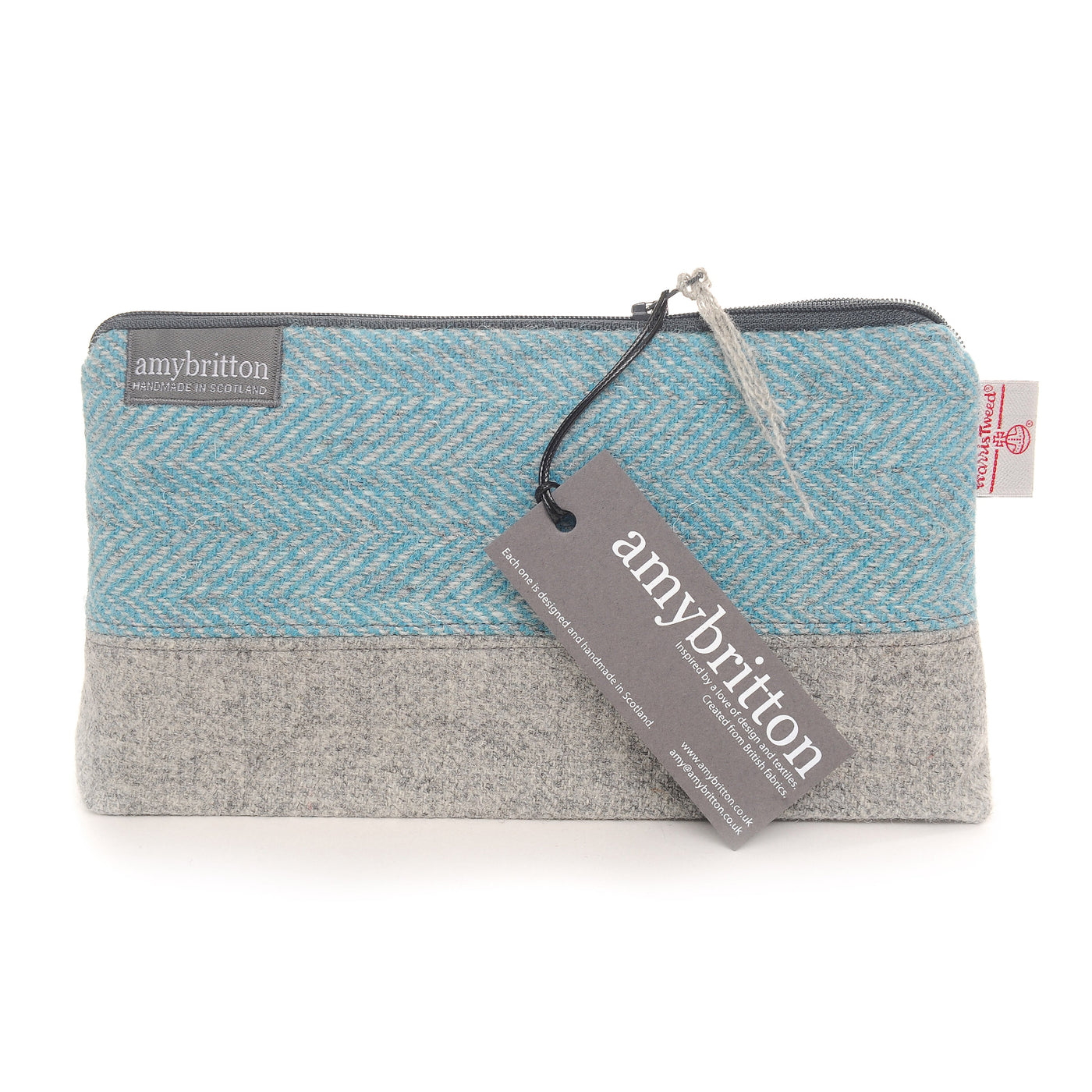 Harris Tweed Landscape Wash Bag | Britton SCOTLAND