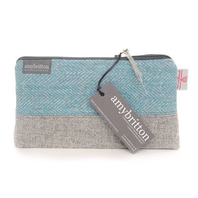 Harris Tweed Landscape Wash Bag | Britton SCOTLAND