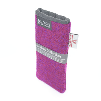 Harris Tweed Rainbow Range Glasses Case | Britton SCOTLAND