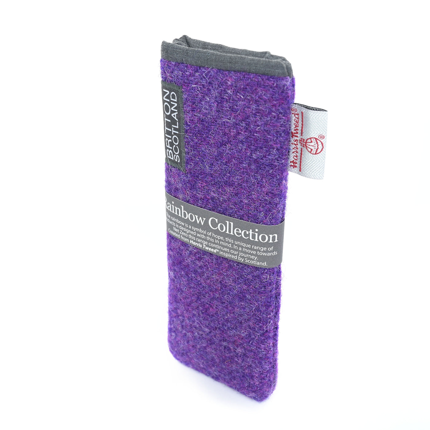Harris Tweed Rainbow Range Slim Glasses Case | Britton SCOTLAND