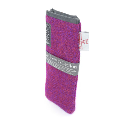 Harris Tweed Rainbow Range Slim Glasses Case | Britton SCOTLAND