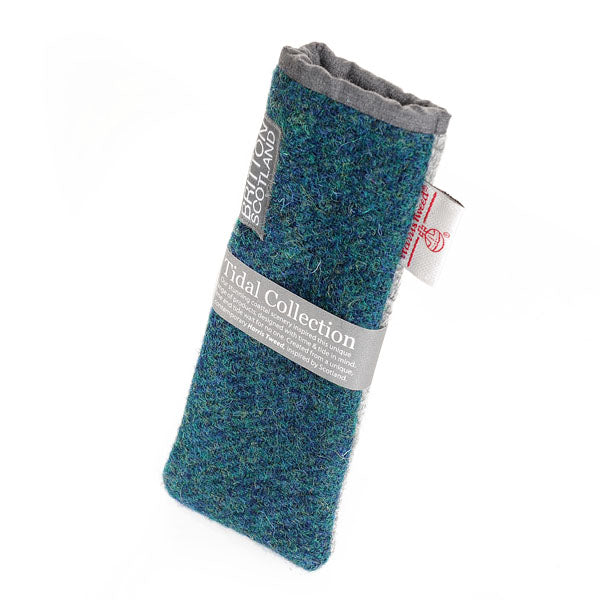 Harris Tweed Tidal Range Slim Glasses Case | Britton SCOTLAND