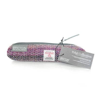 Harris Tweed Tidal Range Slim Pencil Case | Britton SCOTLAND