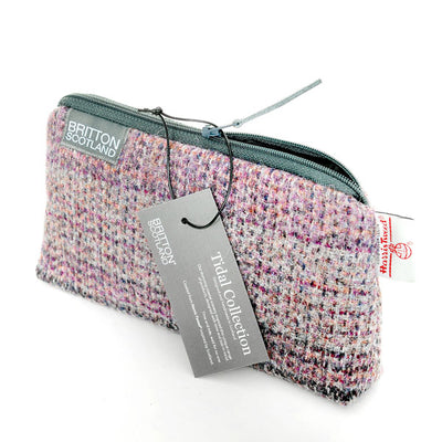 Harris Tweed Tidal Range Small Cosmetic Bag | Britton SCOTLAND