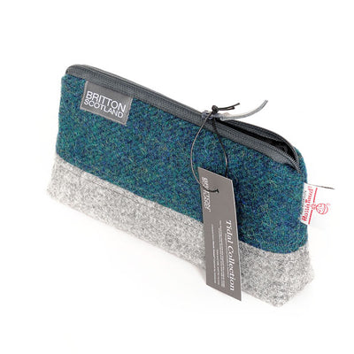 Harris Tweed Tidal Range Cosmetic Bag | Britton SCOTLAND