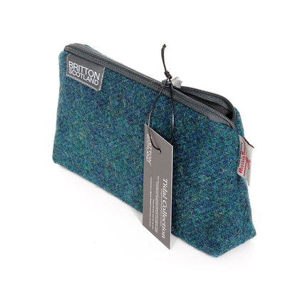 Harris Tweed Tidal Range Small Cosmetic Bag | Britton SCOTLAND