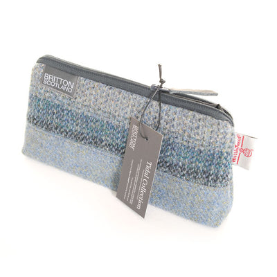 Harris Tweed Tidal Range Cosmetic Bag | Britton SCOTLAND
