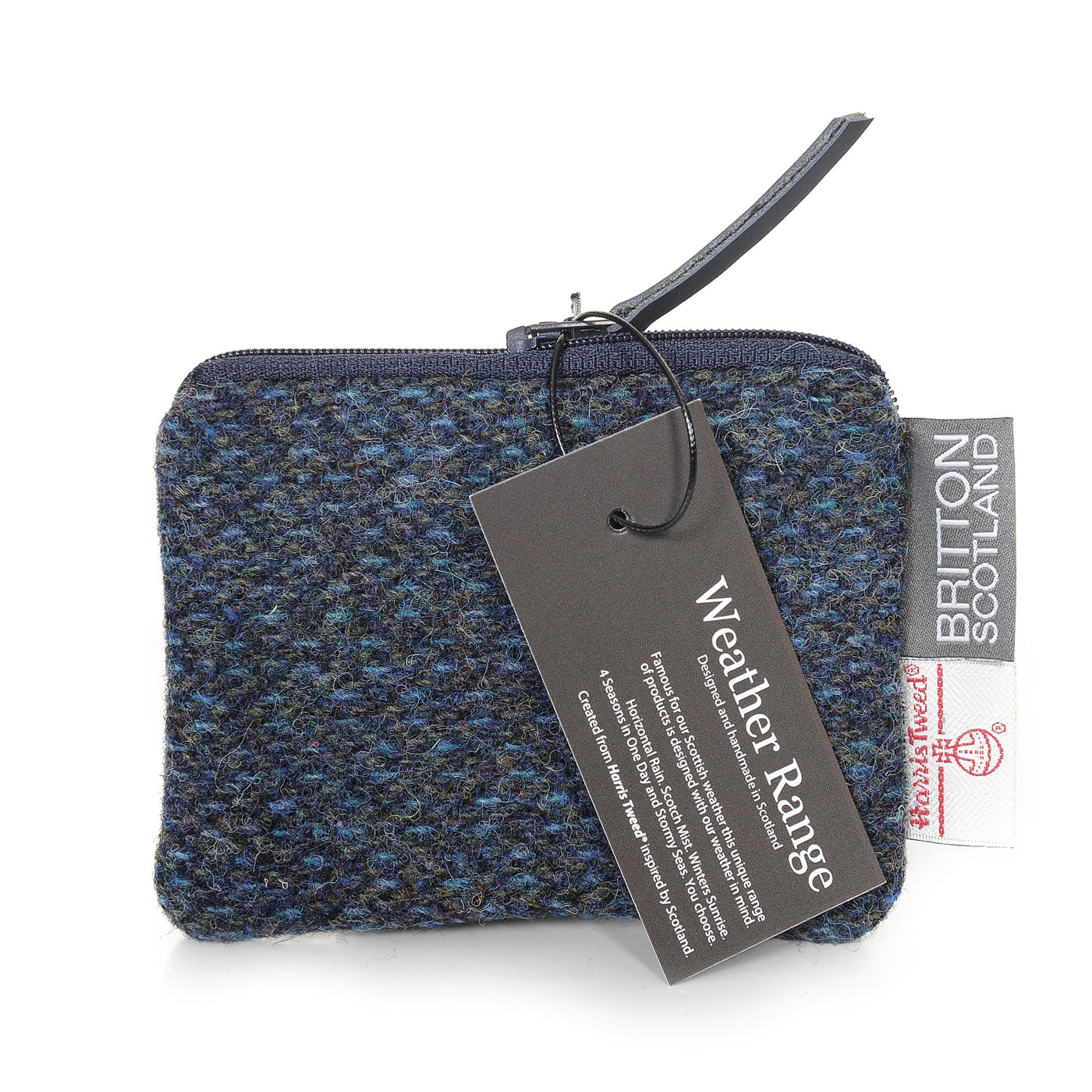 Harris Tweed Weather Range Card Purse | Britton SCOTLAND