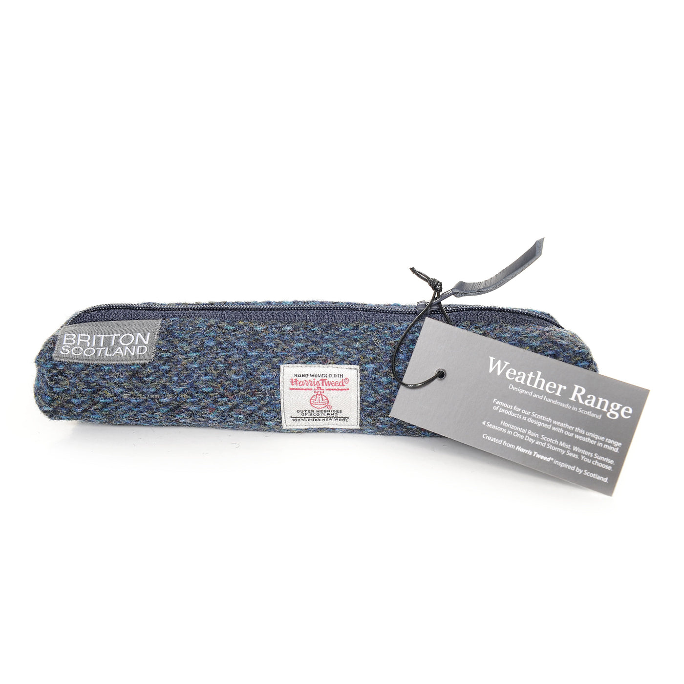Harris Tweed Weather Range Slim Pencil Case | Britton SCOTLAND