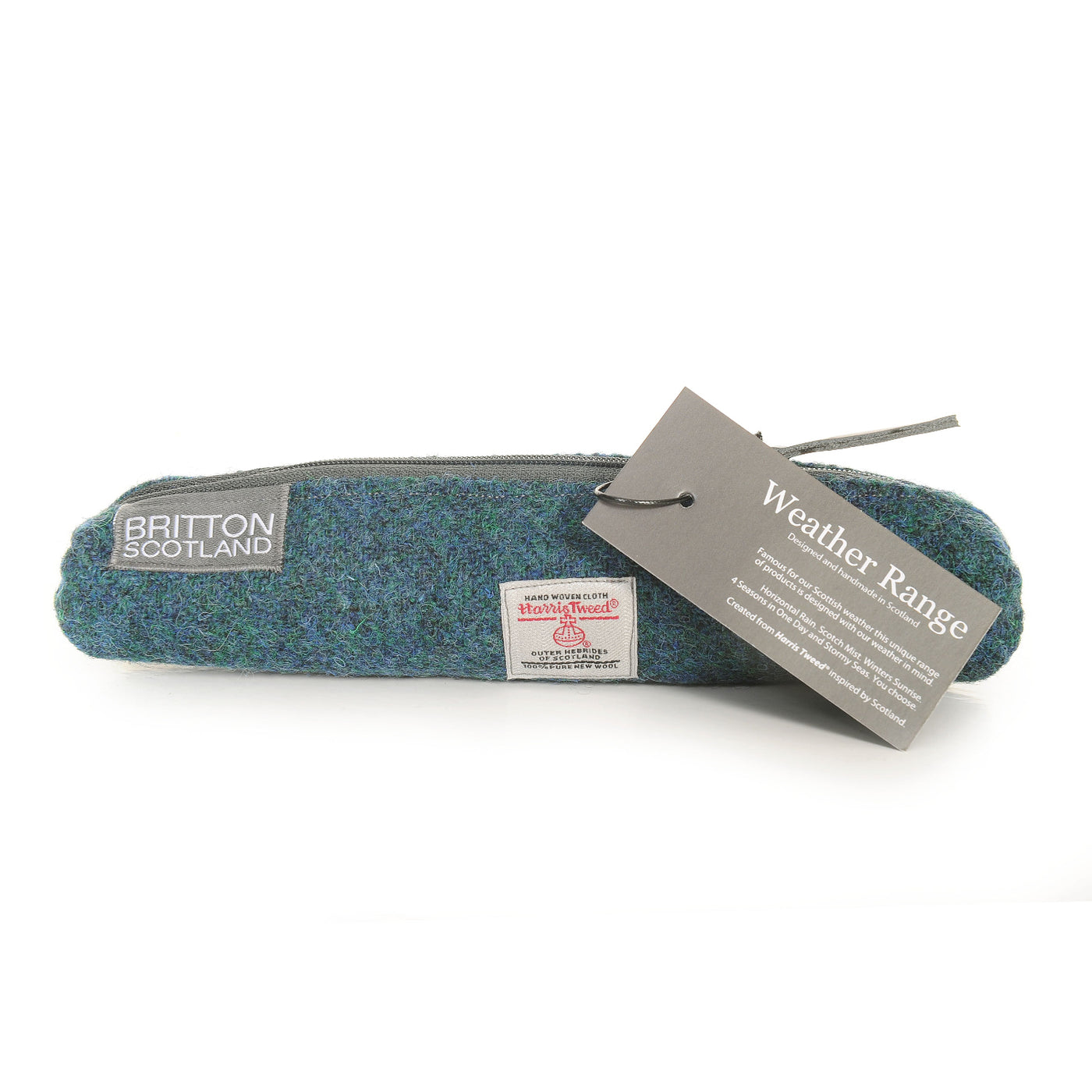 Harris Tweed Weather Range Slim Pencil Case | Britton SCOTLAND