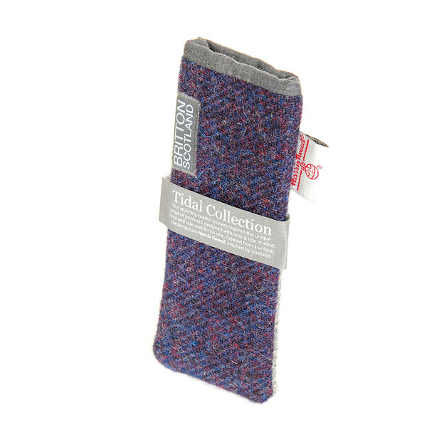 Harris Tweed Tidal Range Slim Glasses Case