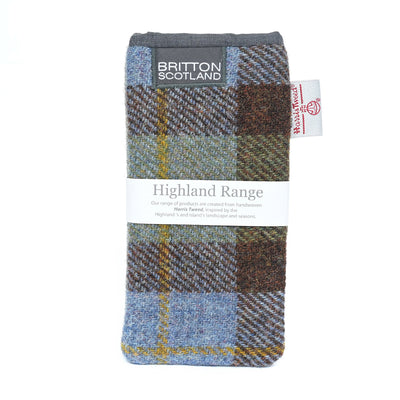 Harris Tweed Highland Range Glasses Case | Britton SCOTLAND
