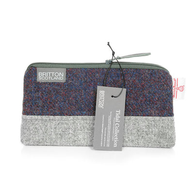 Harris Tweed Tidal Range Cosmetic Bag | Britton SCOTLAND