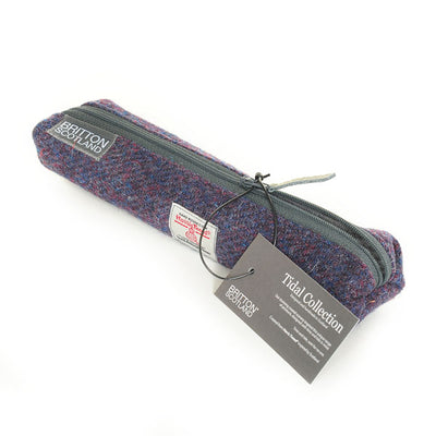 Harris Tweed Tidal Range Slim Pencil Case | Britton SCOTLAND