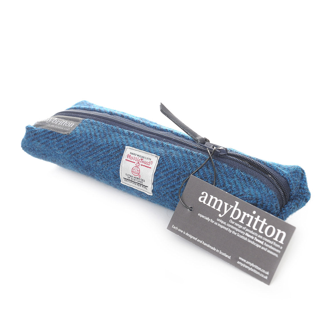 Harris Tweed Sunset Slim Pencil Case | Britton SCOTLAND