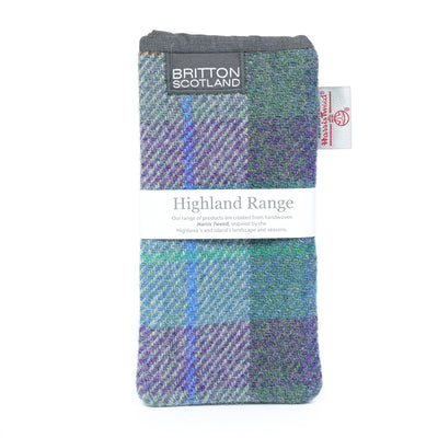 Harris Tweed Highland Range Glasses Case | Britton SCOTLAND