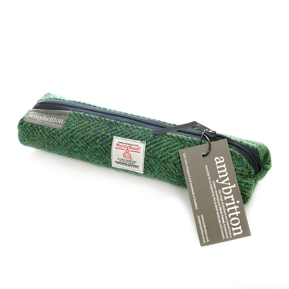 Harris Tweed Sunset Slim Pencil Case | Britton SCOTLAND